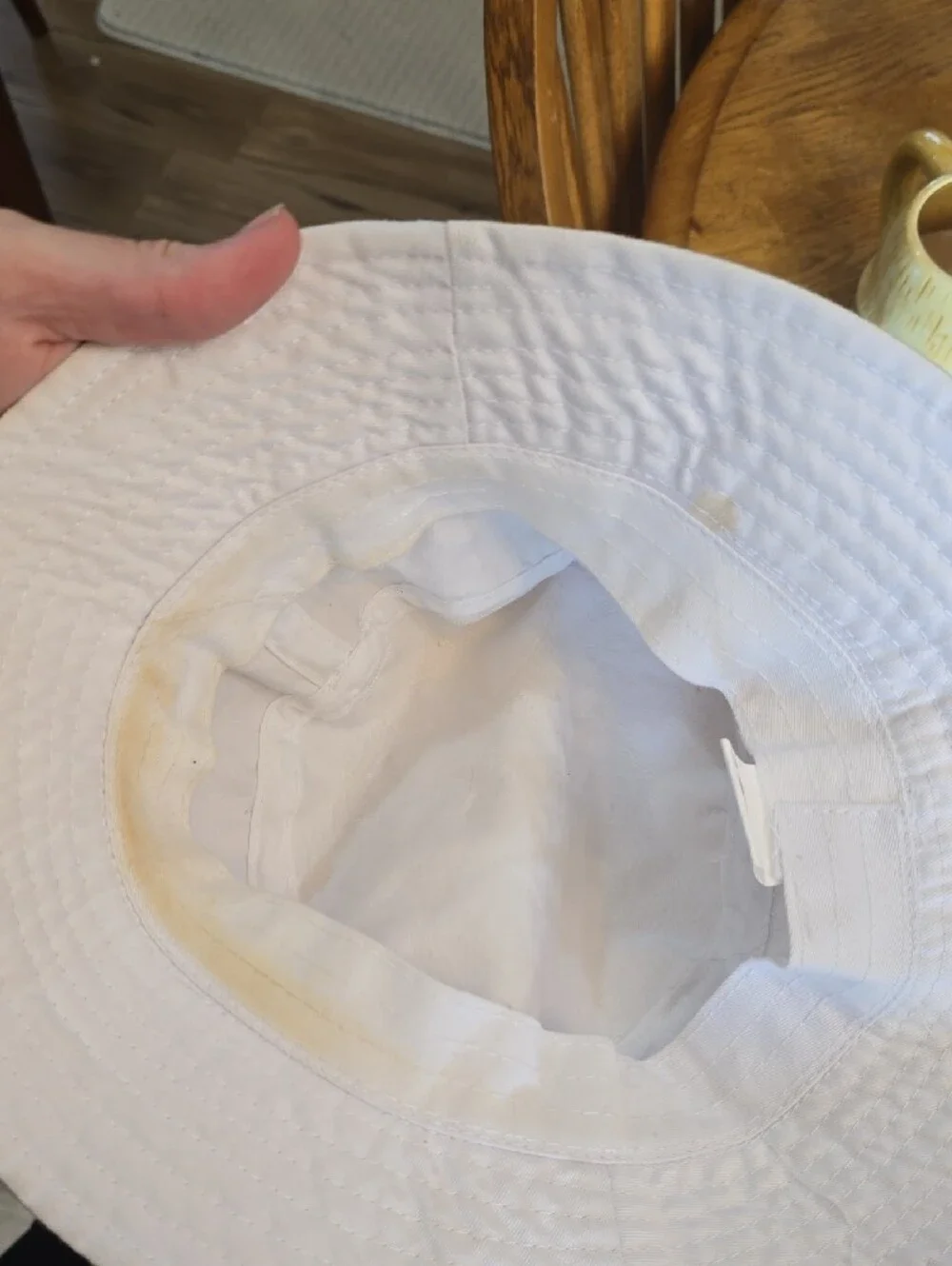 White Cotton Bucket Hat - Lightweight Sun Hat